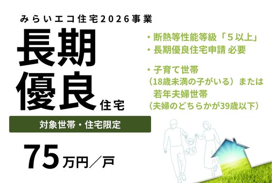 長期優良住宅75万円